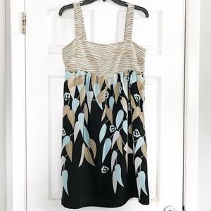 BCBGMaxazria Leaf & Floral Design Cocktail…